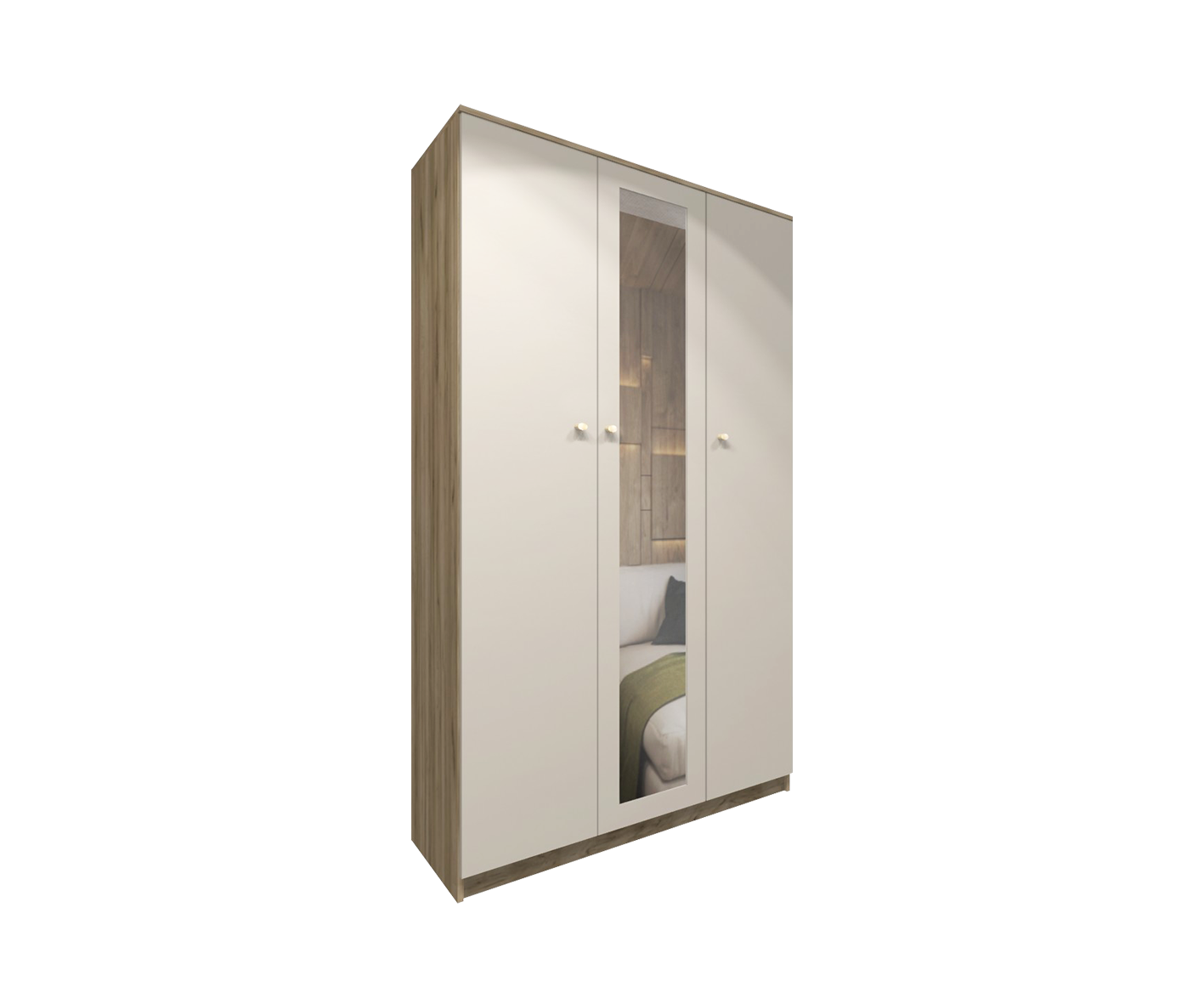 “Кашемир” 115х50х210 cм (штанга, полки) - Купить в Фокстрот Мебель