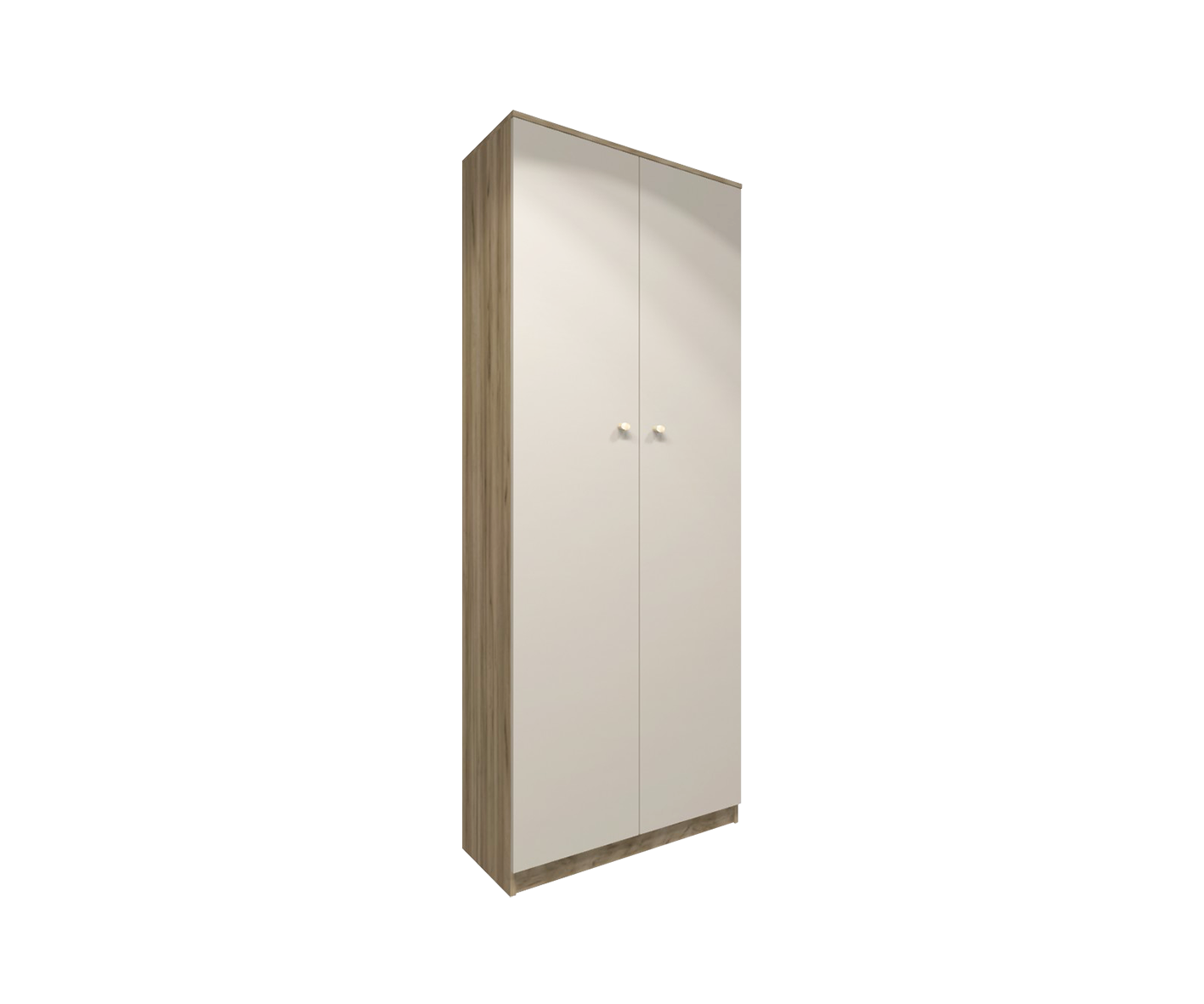 Шкаф “Кашемир” 75х210х42 см (с выдвижной вешалкой)